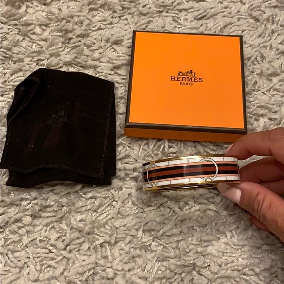 Hermes Jewelry - Hermès Bangle - 65 Tatersale Wide Rose Gold